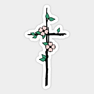 Christian Apparel Clothing Gifts - Dodwood Cross Sticker